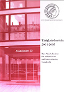 max-planck-institut-taetigkeitsbericht-2004-2005