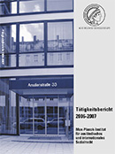 max-planck-institute-research-report-2006-2007